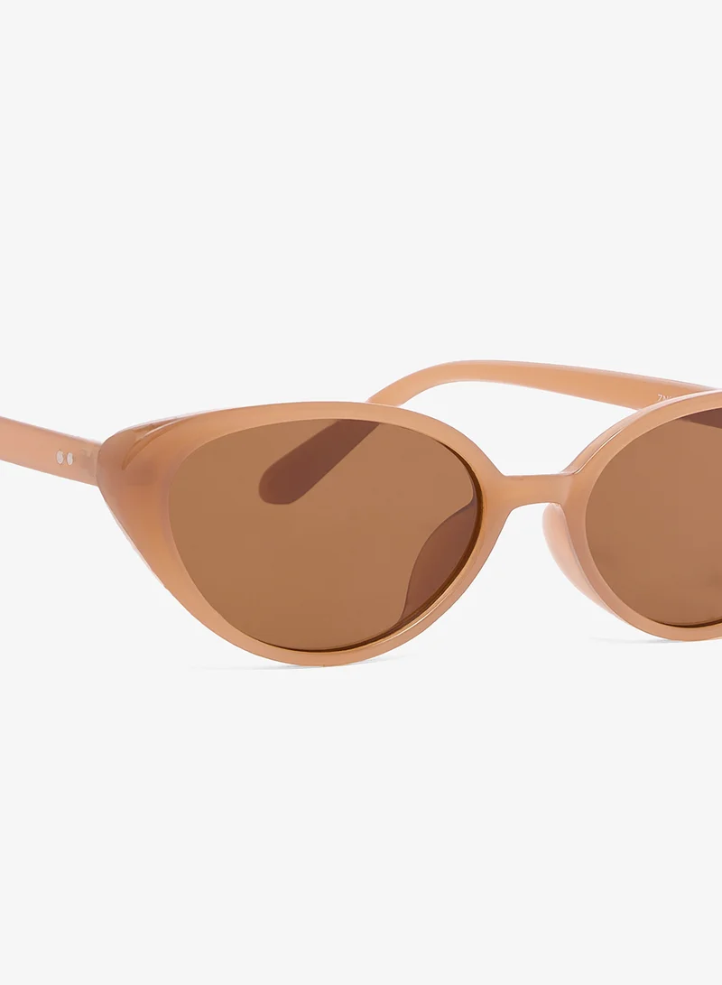 ELLA Brown Cat Eye Polarized Sunglasses for Women | Best Price UAE